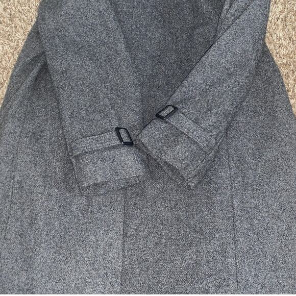 Stafford Vintage Men Size 40 Regular Wool Blend Overcoat Gray - Picture 9 of 9